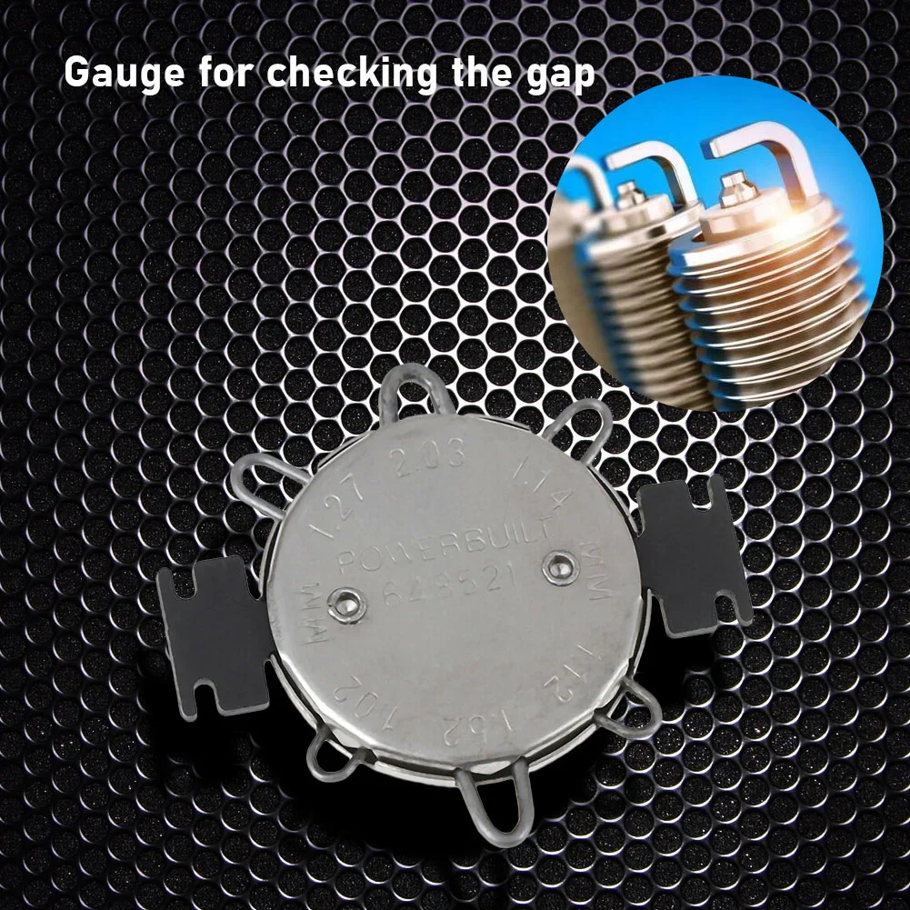 Feeler Gauge Spark Plug Gap Gauge Opener Measuring Adjustment Gapper for Motorcycle
