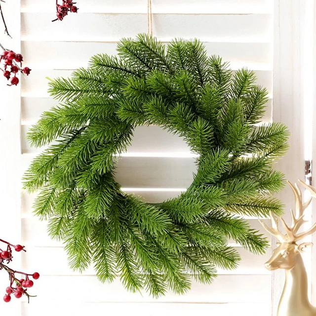Branches Realistic Easy Maintenance DIY Wreath Greenery Pine Stems