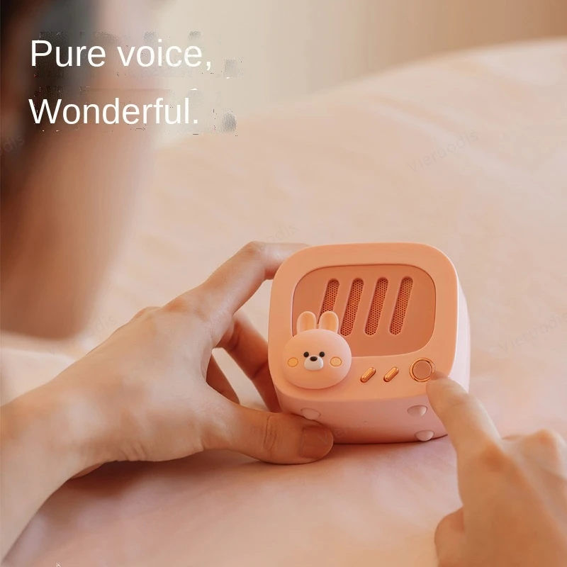 Симпатичный подарок для девочек ретро уличный портативный мини-динамик с