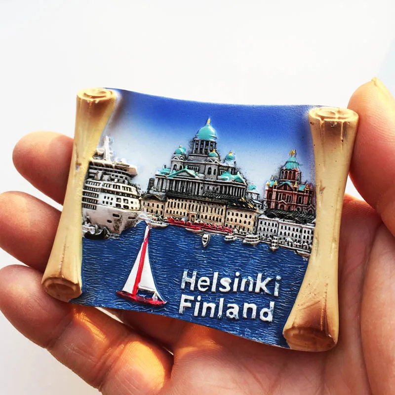 Refrigerator Magnets 3D Fridge Magnets Tourism Souvenir for Europe Finland