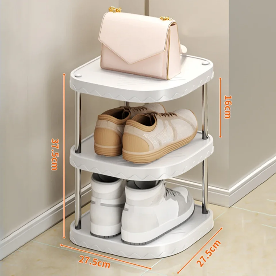 Etagère à chaussures 16 compartiments blanc
