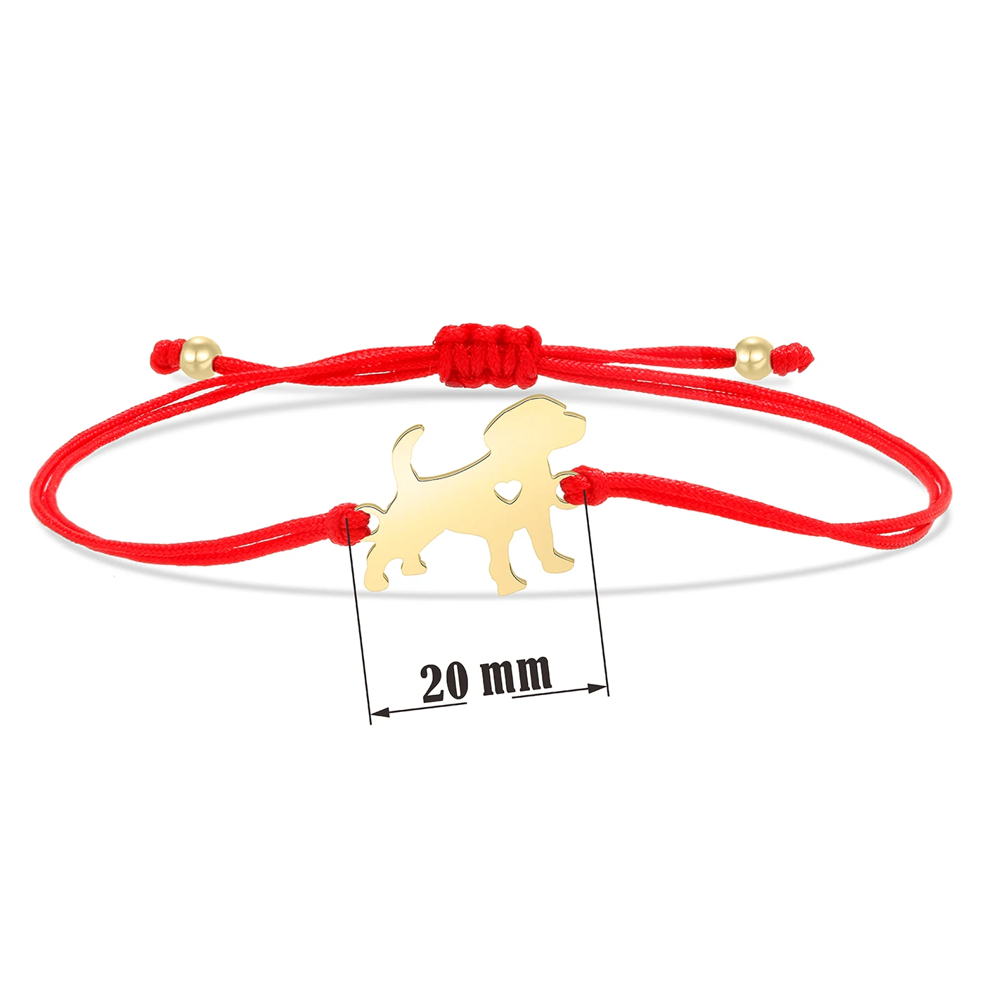Gold-plated Stainless Steel Delicate Polish Cute Dog - PeticaDeals