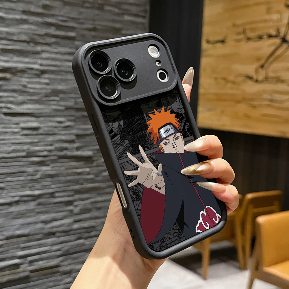Ninja-Themed Soft TPU Phone Case - Anime Characters Design