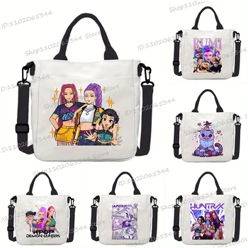 Fashion Woman Men KPop Demon Hunters Small Shoulder Bags Rumi Tiger Print Handbags Korean Ulzzang Student Crossbody Bag Gifts