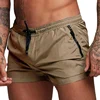 Men's Shorts Outdoor Running Pocket Drawstring Design Elastic Waist Solid Color Comfortable Breathable Shorts Summer 5