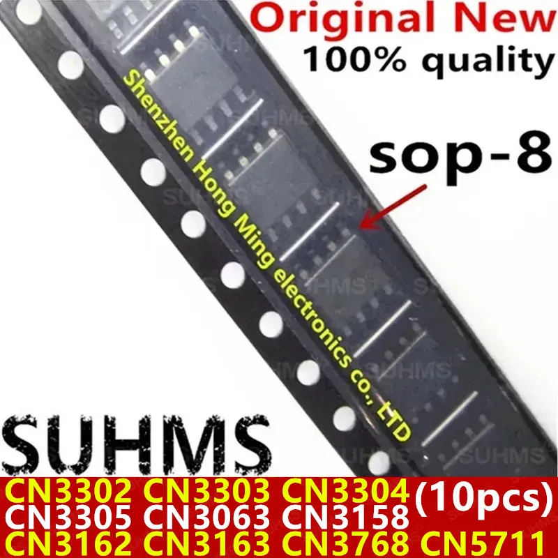 SOP8 Microcontroller Electrical Component 10piece 100% New CN3302 CN3303 CN3304 CN3305 CN3063 CN3158 CN3162 CN3163 CN3768 CN5711 sop-8