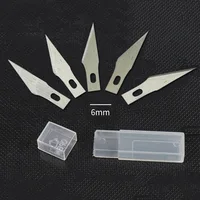 Metal Pen Knife Set Carving Engraving Cutter Non Slip Safety Handle for Craft Sculpture Precision Paper Cut DIY Handicraft Tools 4
