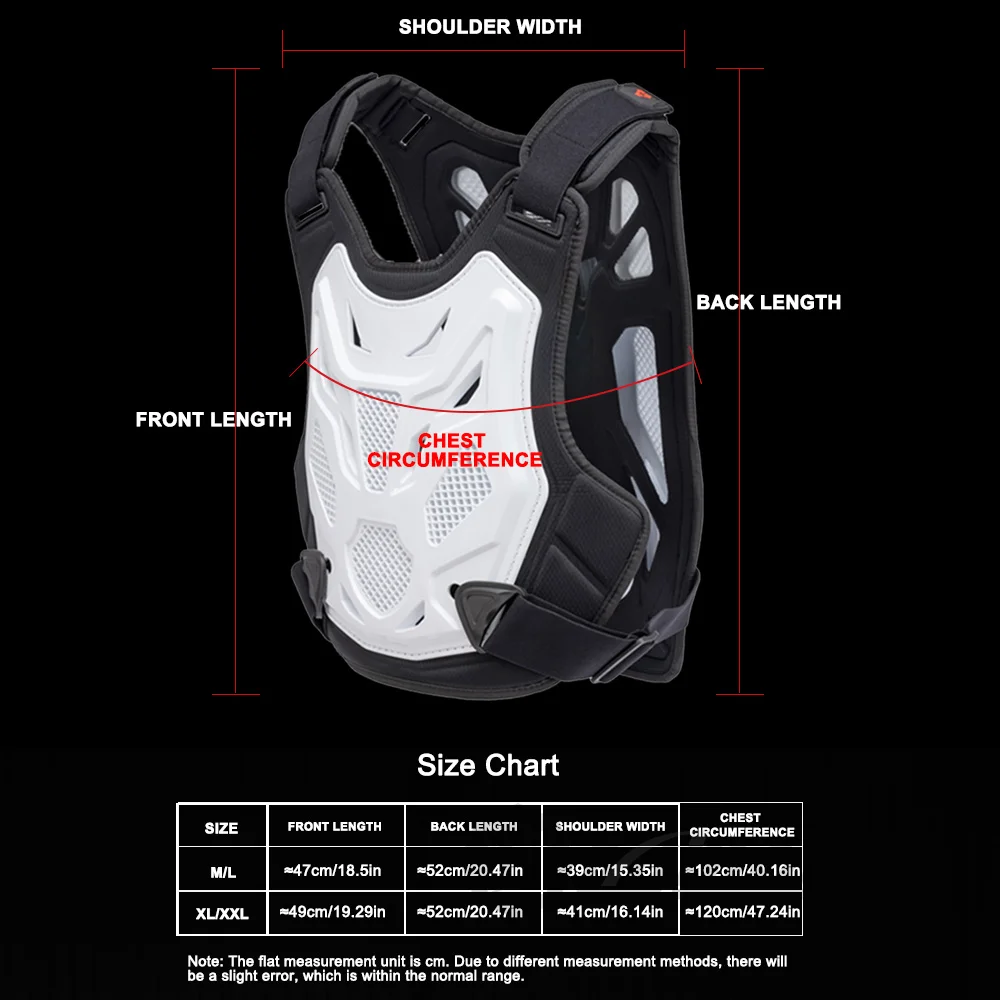Motorcycle Armor Vest Men's Off-road Racing Anti-collision Motocross Dirt Bike Protection