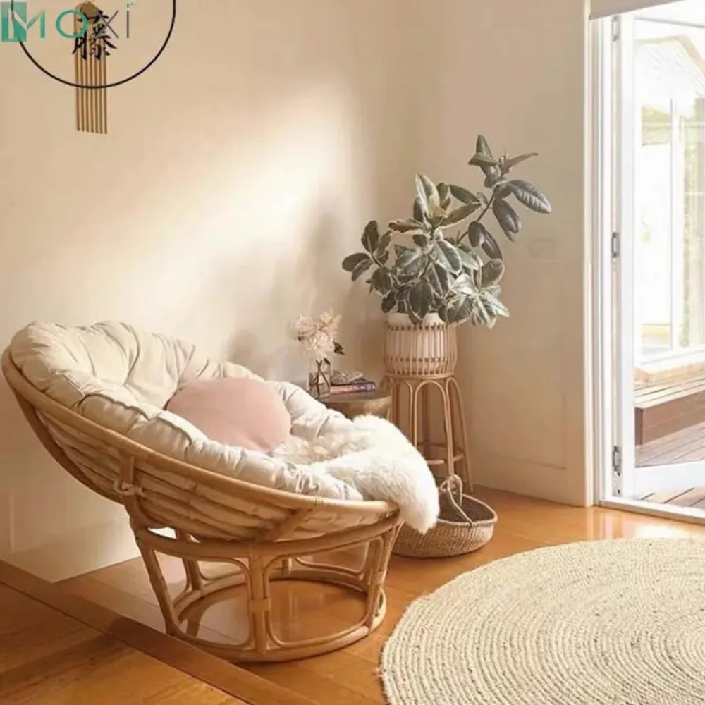 Swing Hanging Basket Seat Round Filling Cushion,Rattan Chair Pad Garden Basket Indoor Outdoor Relax Sofa Cushion,Home Accessorie