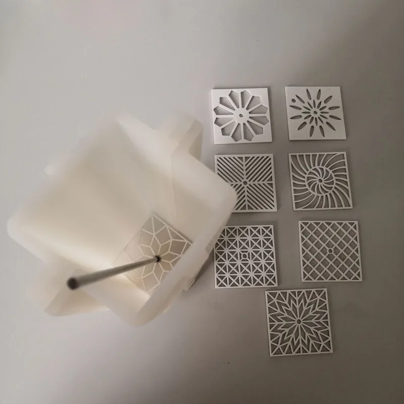 Soap Mold Handmade Soap Kaleidoscope Flower Pulling Partition Set DIY Making Silicone Mold silicone mold soap molds