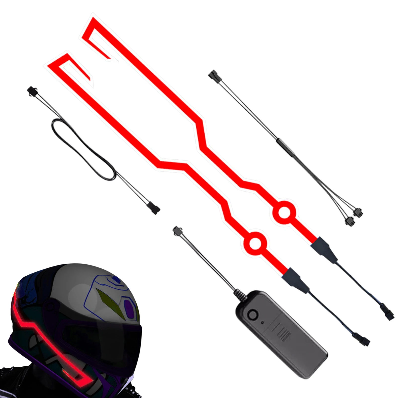   Ʈ Ʈ EL ߰ ̵ ȣ   ƼĿ, 3  LED  ׼ Ʈ Ʈ, 2 