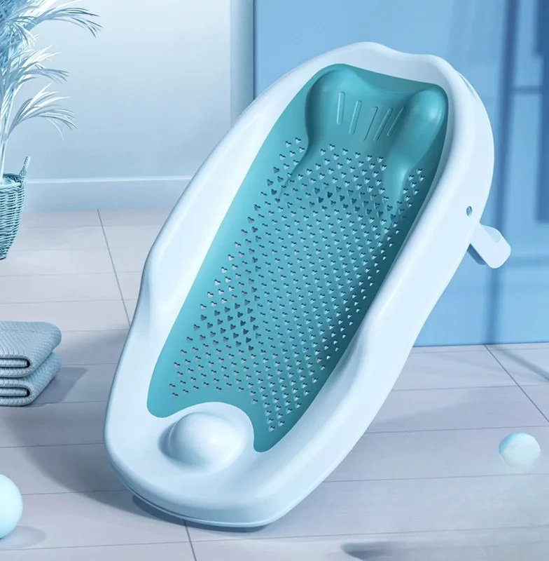 Cuscino per sedile per rete da bagno regolabile per neonato Tappetino per rete da bagno antiscivolo per bambini Rete da doccia per bambini Supporto per letto da bagno universale - immagine 5