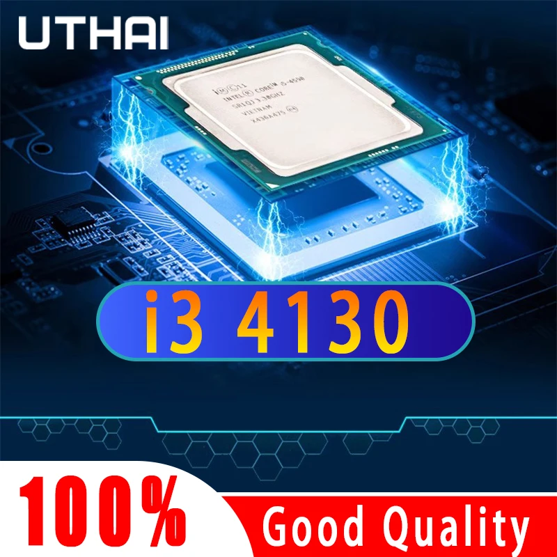 Used Intel Core i3 4130 CPU Qual-core 3.4GHz 3MB Cache LGA1150 I3 4130 Processor