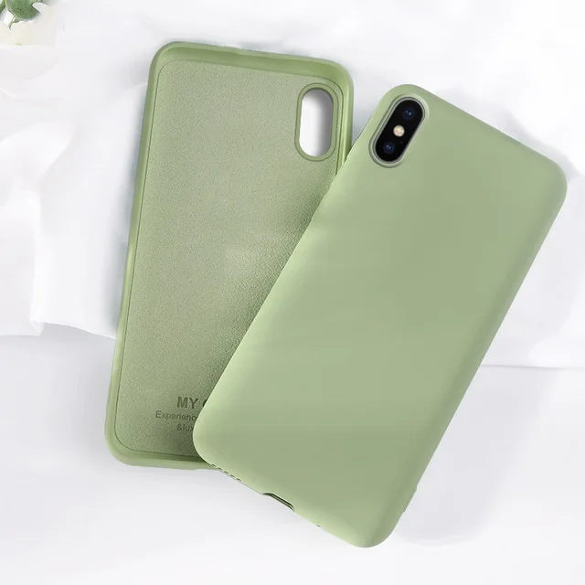 Liquid Silicone Soft Rubber Protective Phone Case - Enhanced Grip & Durability