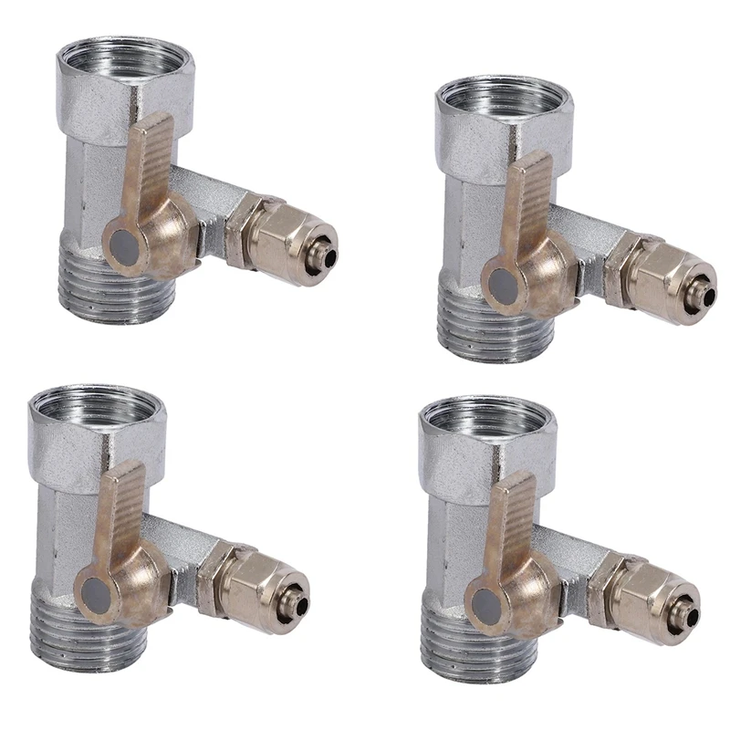 

4-кратный обратный осмос для подачи воды, 1/2 дюйма-1/4 дюйма