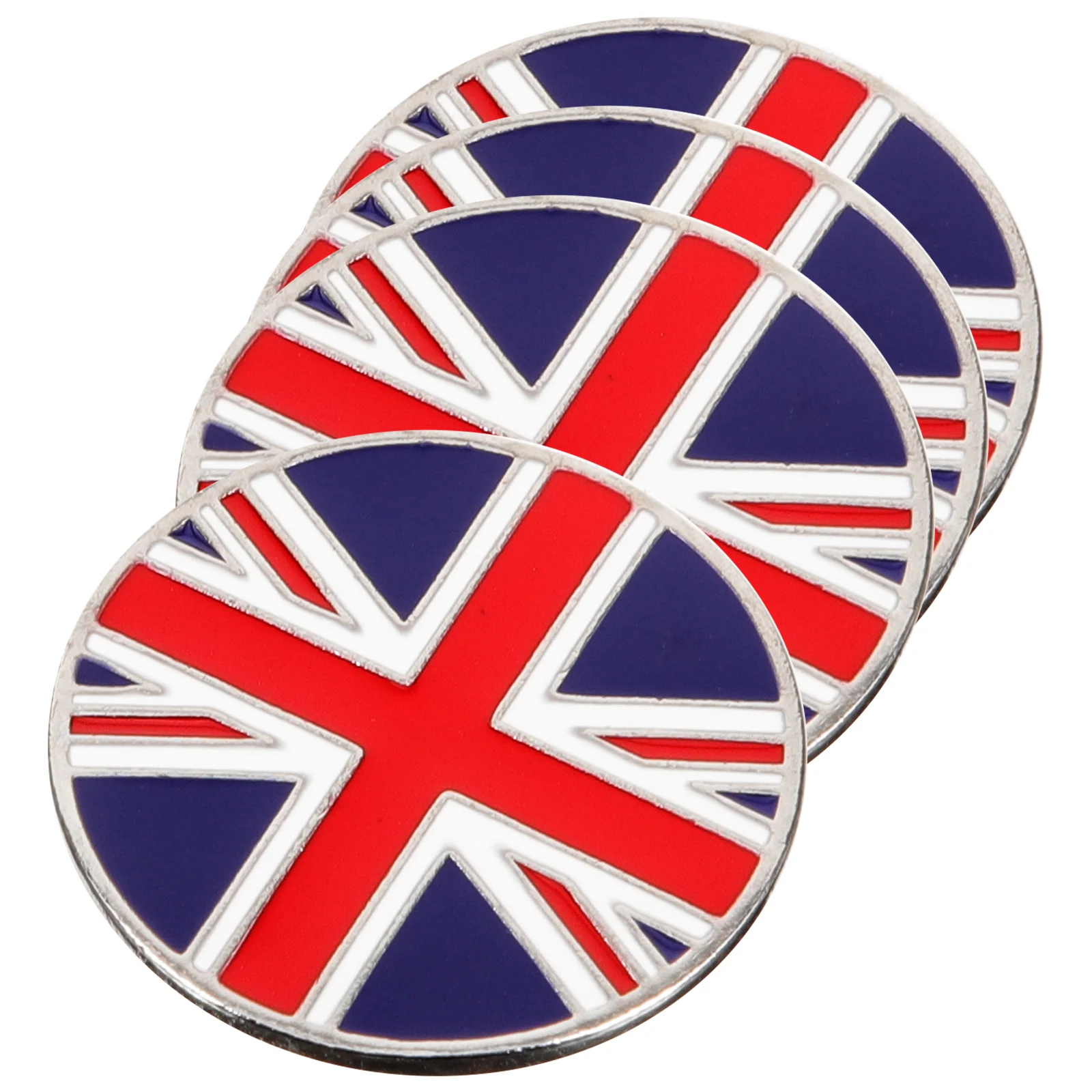 

4 шт., круглые металлические зажимы для шляп и гольфов