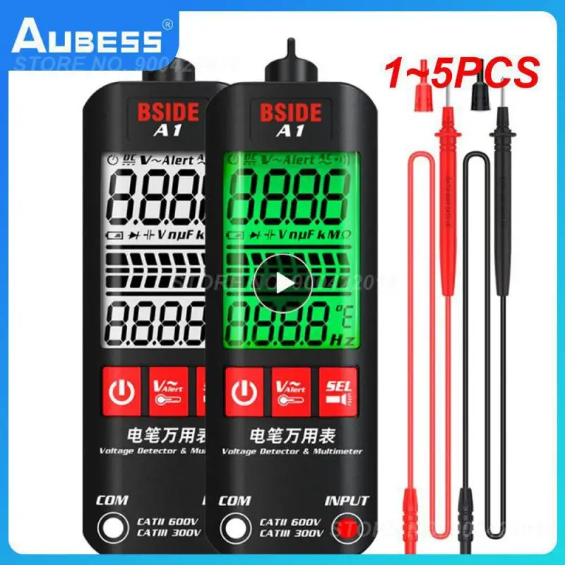 

1~5PCS Mini Multimeter Automatic Intelligent Digital Multimeter LCD Display Multimetro DC Voltage Ohmmeter NCV Hz Wire Tester
