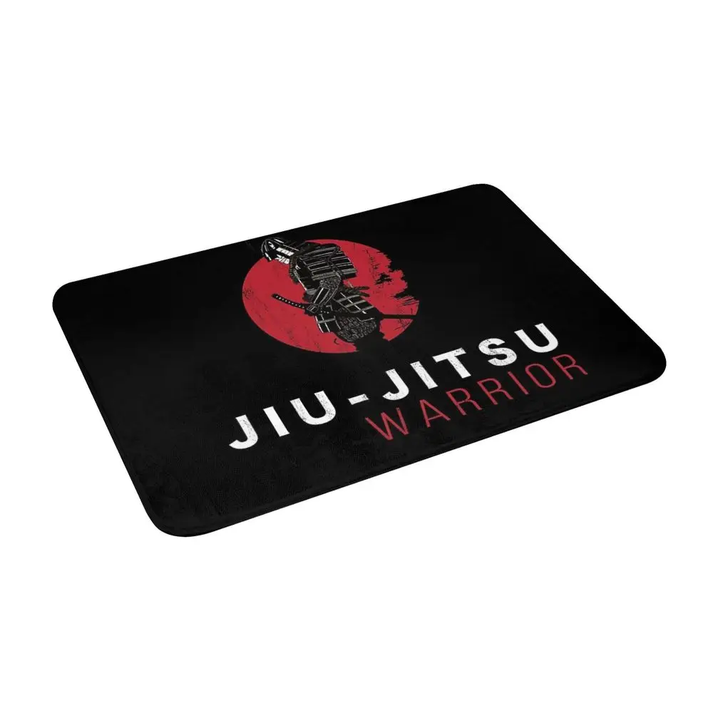 Description Picture 3 of itemJiu-Jitsu Warrior Japanese Bjj Gi & Black Belt Mma Anti-slip Doormat Floor Mat Carpet Rug for Kitchen Entrance Home Footpad Mats