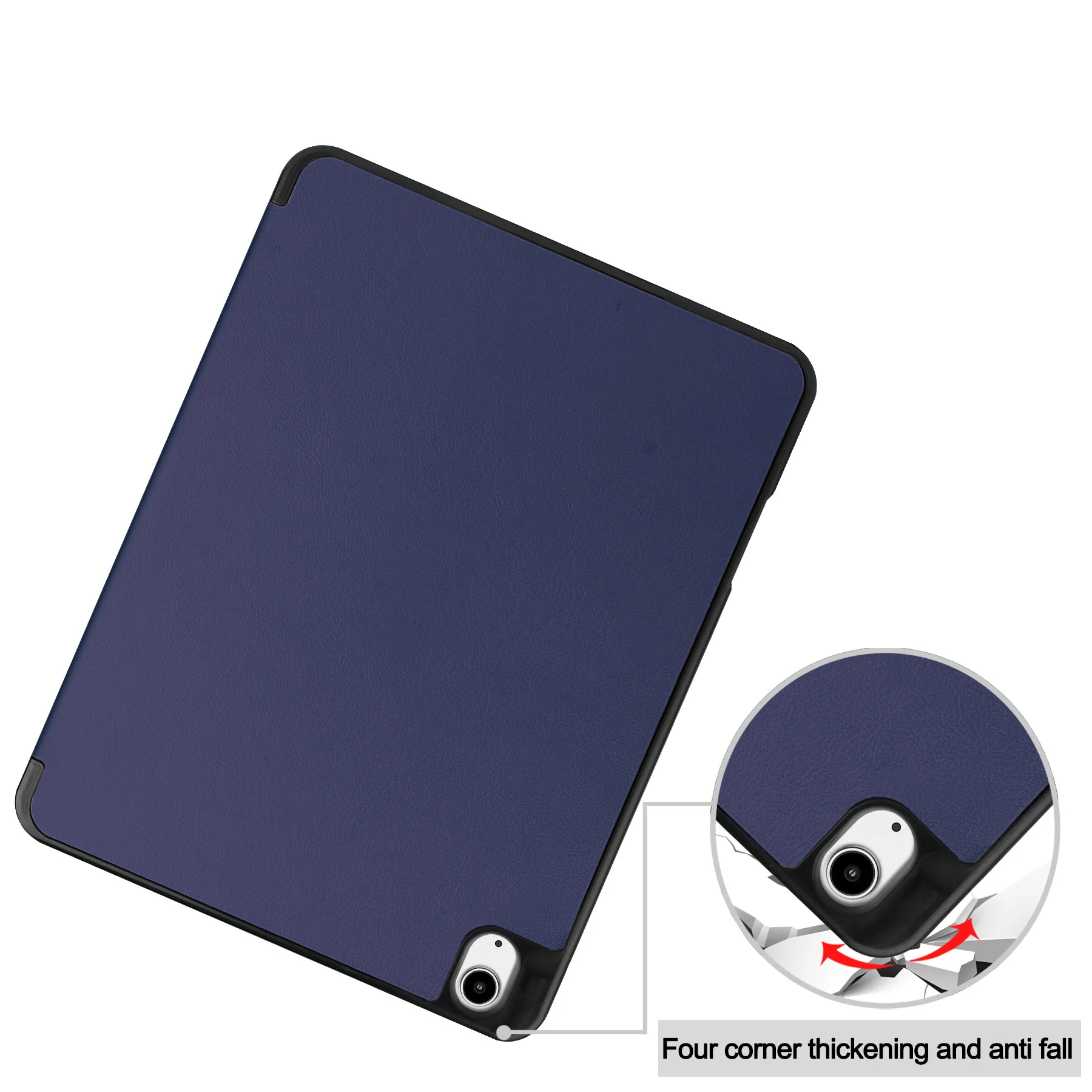Für iPad Air 13 (M2/M3) Tablet Dreifach Faltbare TPU-Hülle mit Stifthalter Weiche Schutzhülle mit Standfunktion – Detail 15
