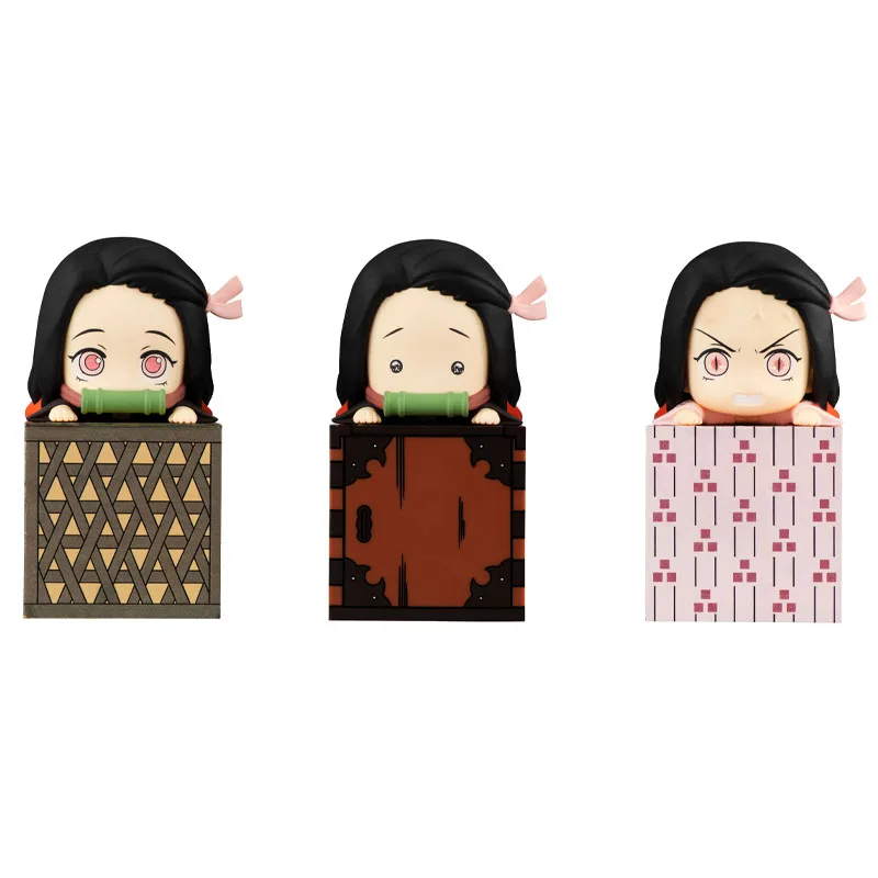 

Demon Slayer Genuine Kamado Nezuko Kawaii Cute Anime Action Figures Toys for Boys Girls Kids Gifts Collectible Model Ornaments