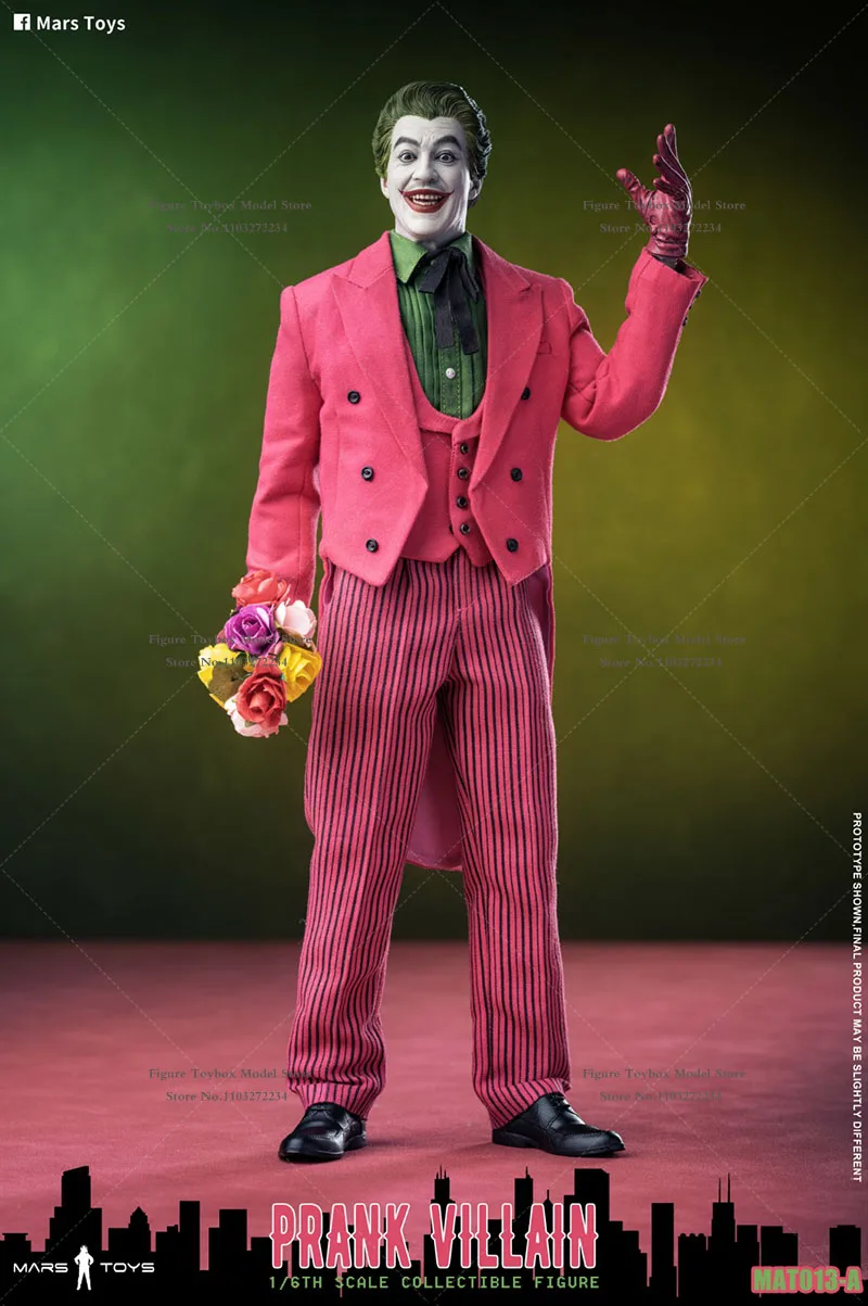 Mars Toys 1/6 ジョーカー 1966.Ver Hot Sale Mars Toys MAT013 1/6 Collectible Prank Villain