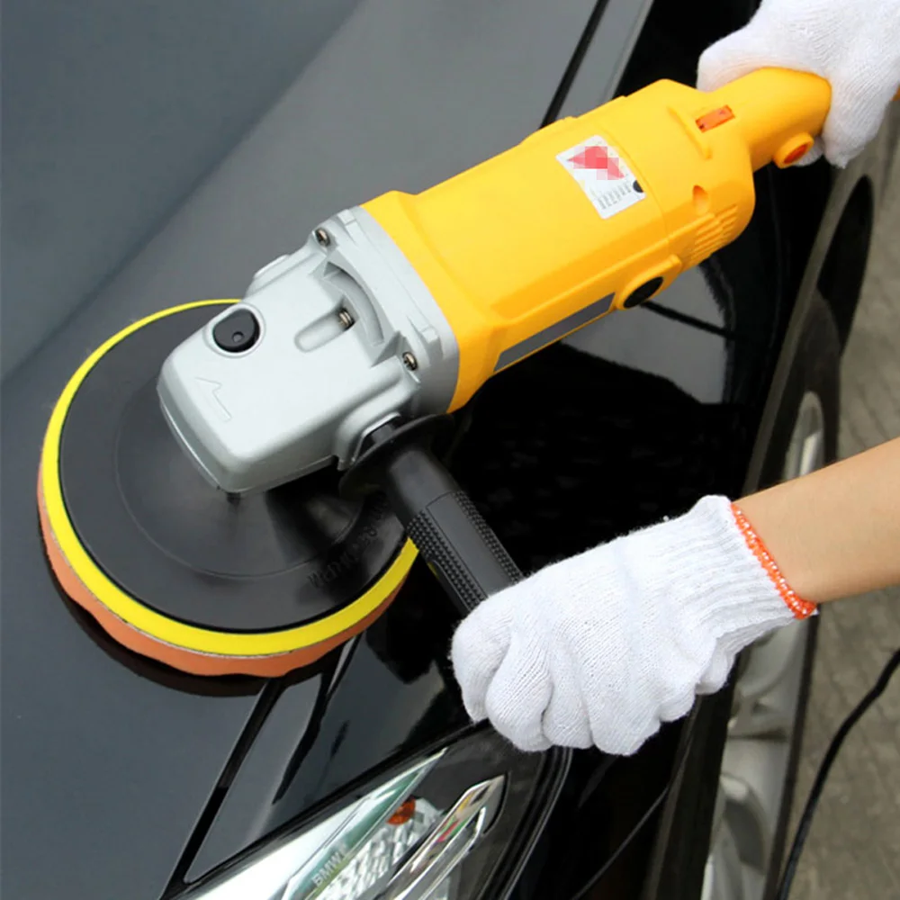 3/4/5/6/7inch Self Adhesive Disc And Drill Rod For Car Paint Care Polishing Pad Flocking Sandpaper Sucker Flocking Sanding Disc