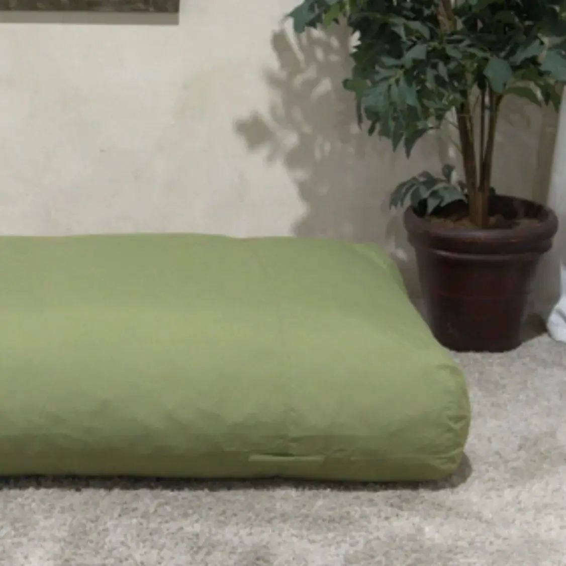 Kasper Water Resistant 6'x3' Lounger Bean Bag, Green