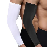 2Pcs Unisex Cooling Arm Sleeves Cover Sports Running UV Sun Protection Outdoor Men Fishing Cycling Sleeves for Hide Tattoos 1