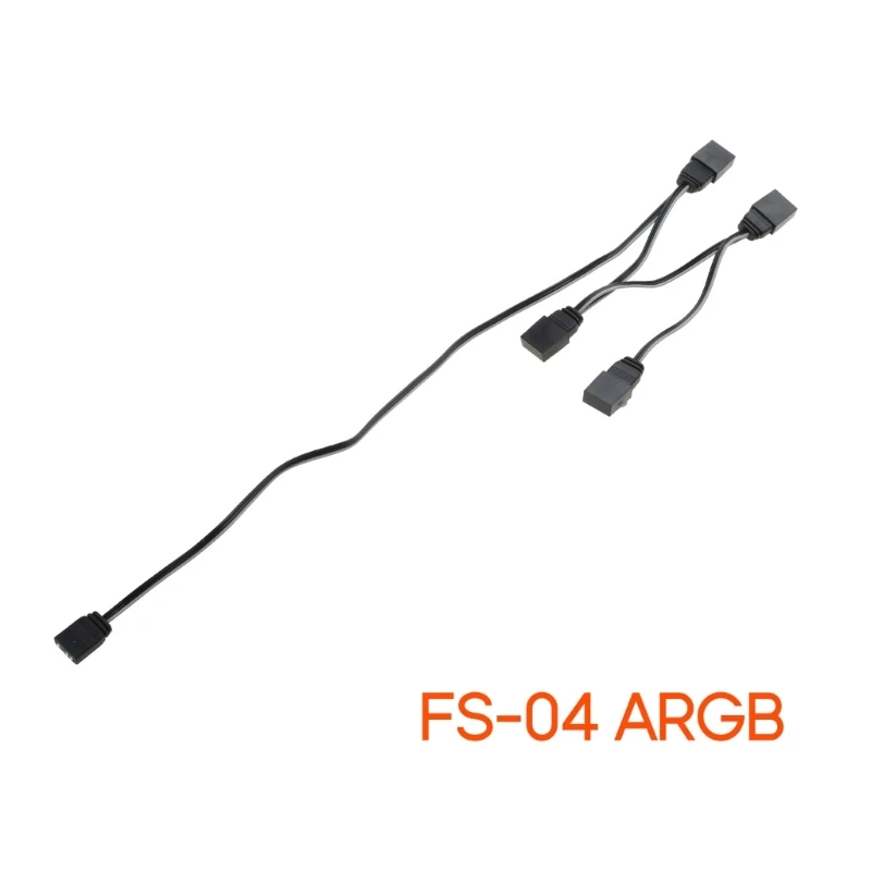 ARGB 분배기 5V 3Pin 1 4 또는 6 범용 35cm 메인 보드 ARGB RGB 확장 Dropship
