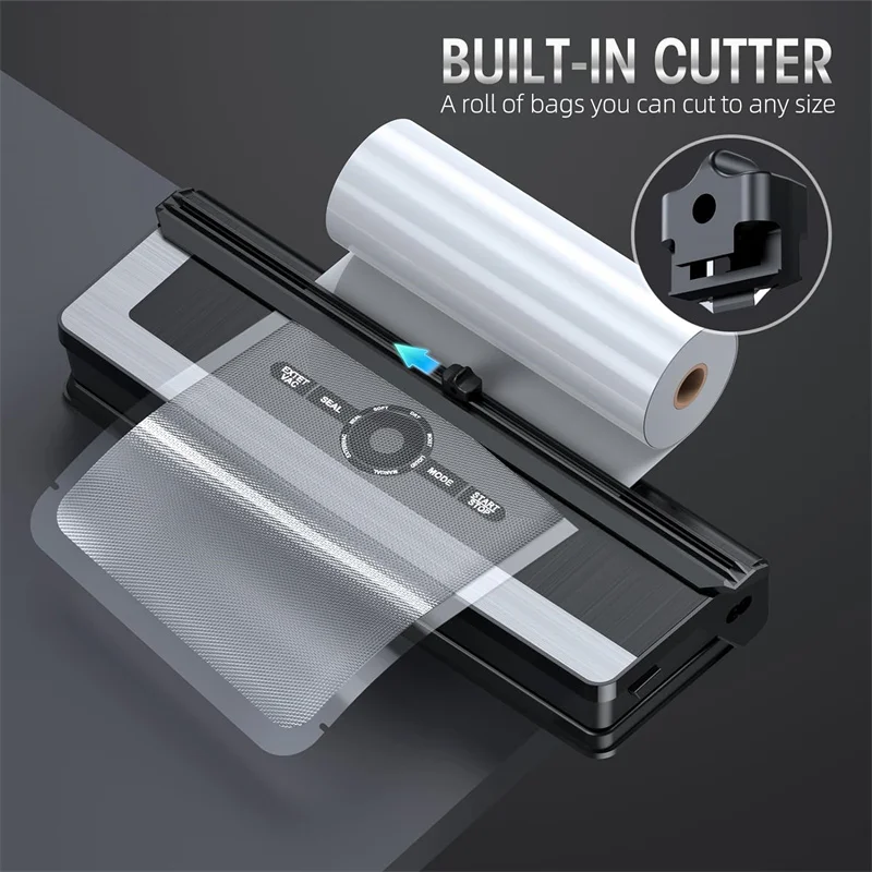 135W Vacuum Sealer Machine Custom Manufacturer Sellador Al Vacio for Food for Household Use With LED display 4