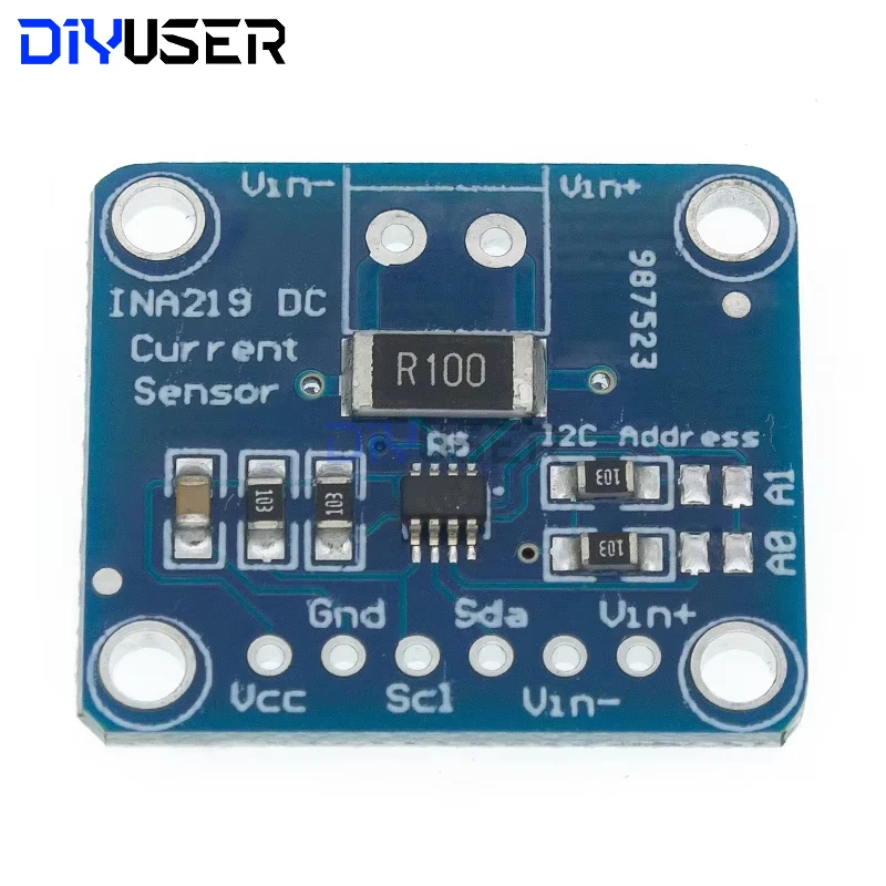 รูปสินค้า โมดูลเซ็นเซอร์กระแสไฟฟ้า I2C สำหรับ Raspberry Pi