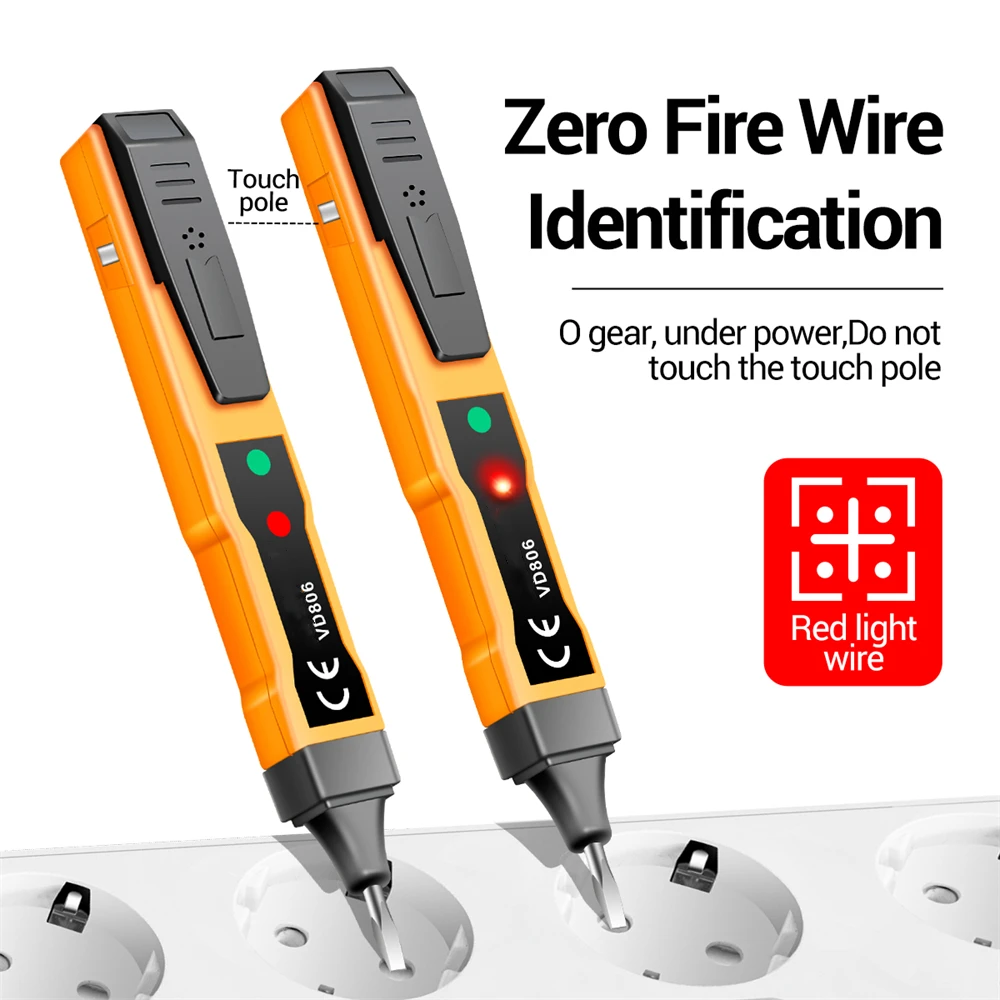 Continuity Voltage Detector Pen Non-contact Inductive AC/DC Voltage Meter Electric Compact Pen Battery Test Pencil electric tester pen