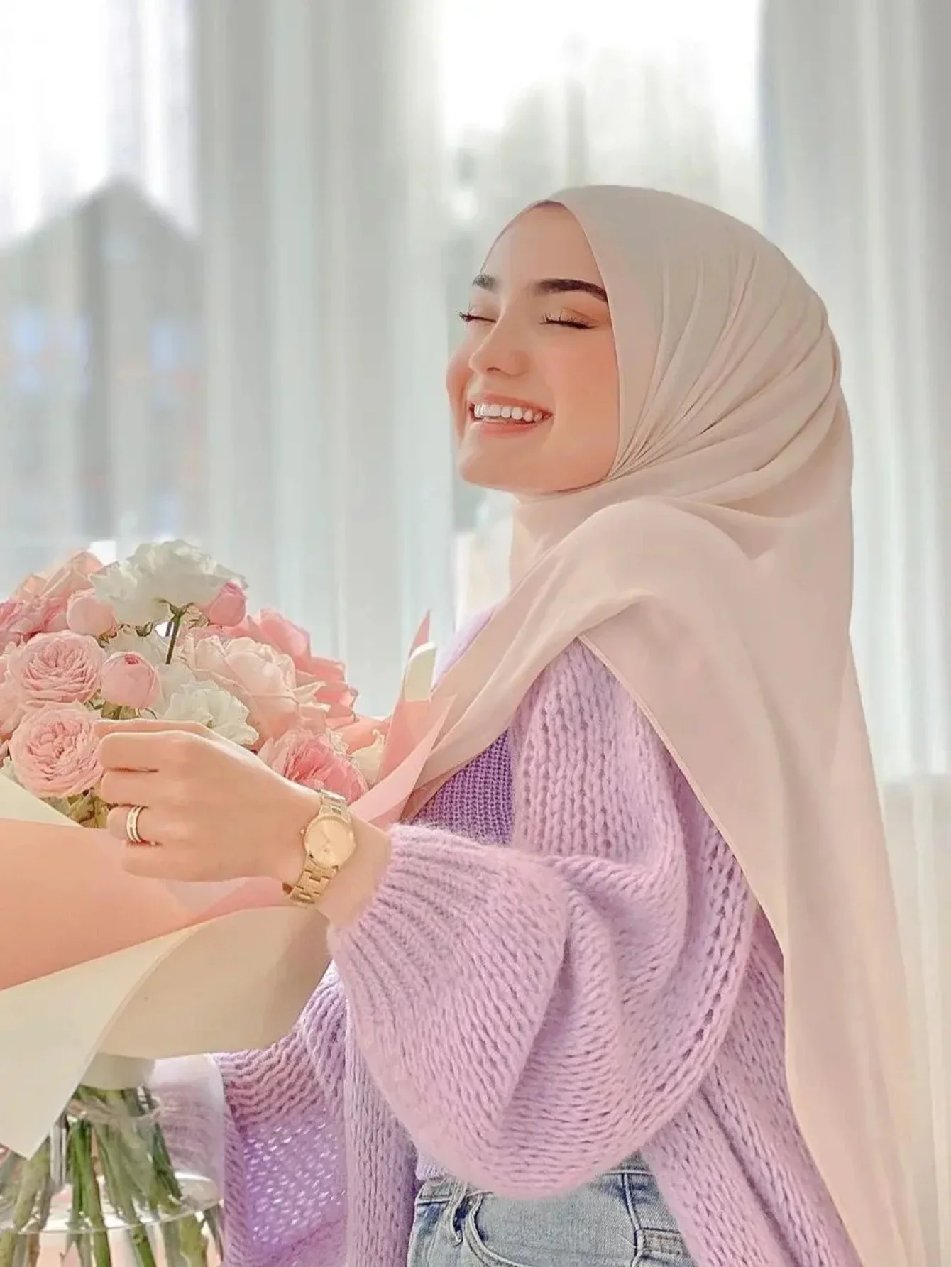 

2024 однотонный шифоновый хиджаб Macarone, элегантный сексуальный солнцезащитный головной платок, мусульманский головной платок, женский праздник Рамадан