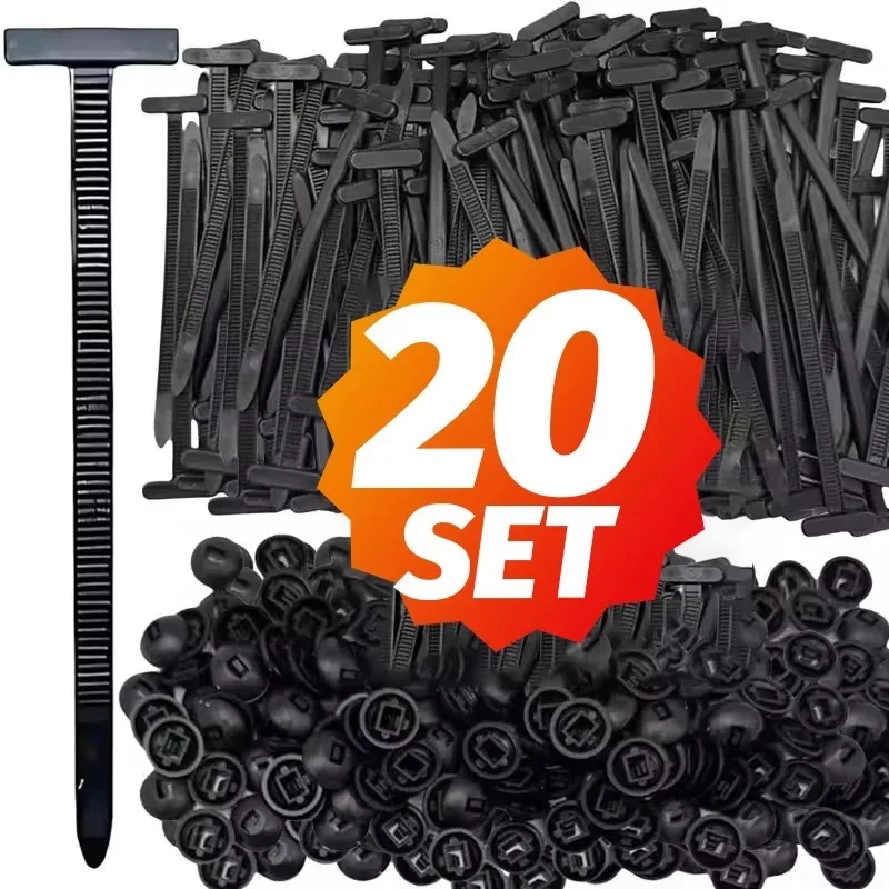 Heavy Duty Nylon Self-Locking Cable Ties with Pin Button
