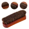 Small Wood Bristle Horse Hair Brush For Shoes Cleaner Laundry Clothes Household Merchandises Home Garden Tools Accessories Shoe 5