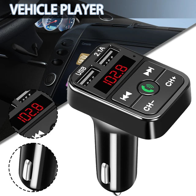 USB Car Bluetooth 5.1 Fm Transmitter Receiver Handsfree Call Mini Usb Power  Car Kit Auto Wireless Audio For Car Fm Radio - AliExpress