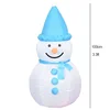 Christmas Snowman Inflatable Toys 1m Blow Up Yard Decoration with Led Lights for Garden Lawn Outdoor Indoor New Year Party Decor 5