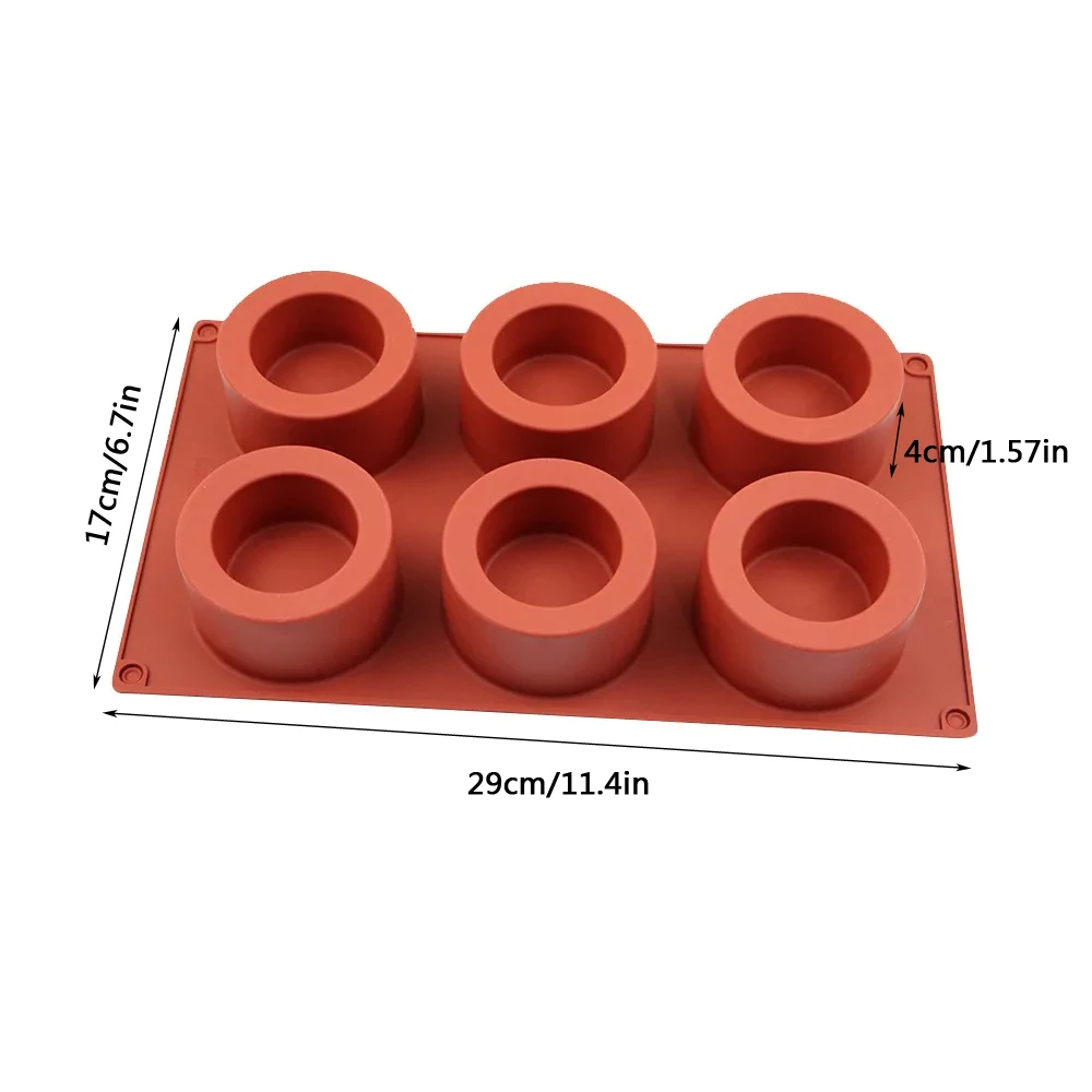 Silicone Cylinder Cake and Pastry Baking Mold