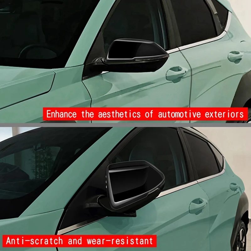 자동차 백미러 커버 캡, 쉘 트림 프레임, 현대 코나 2024 + 자동차 트림 액세서리