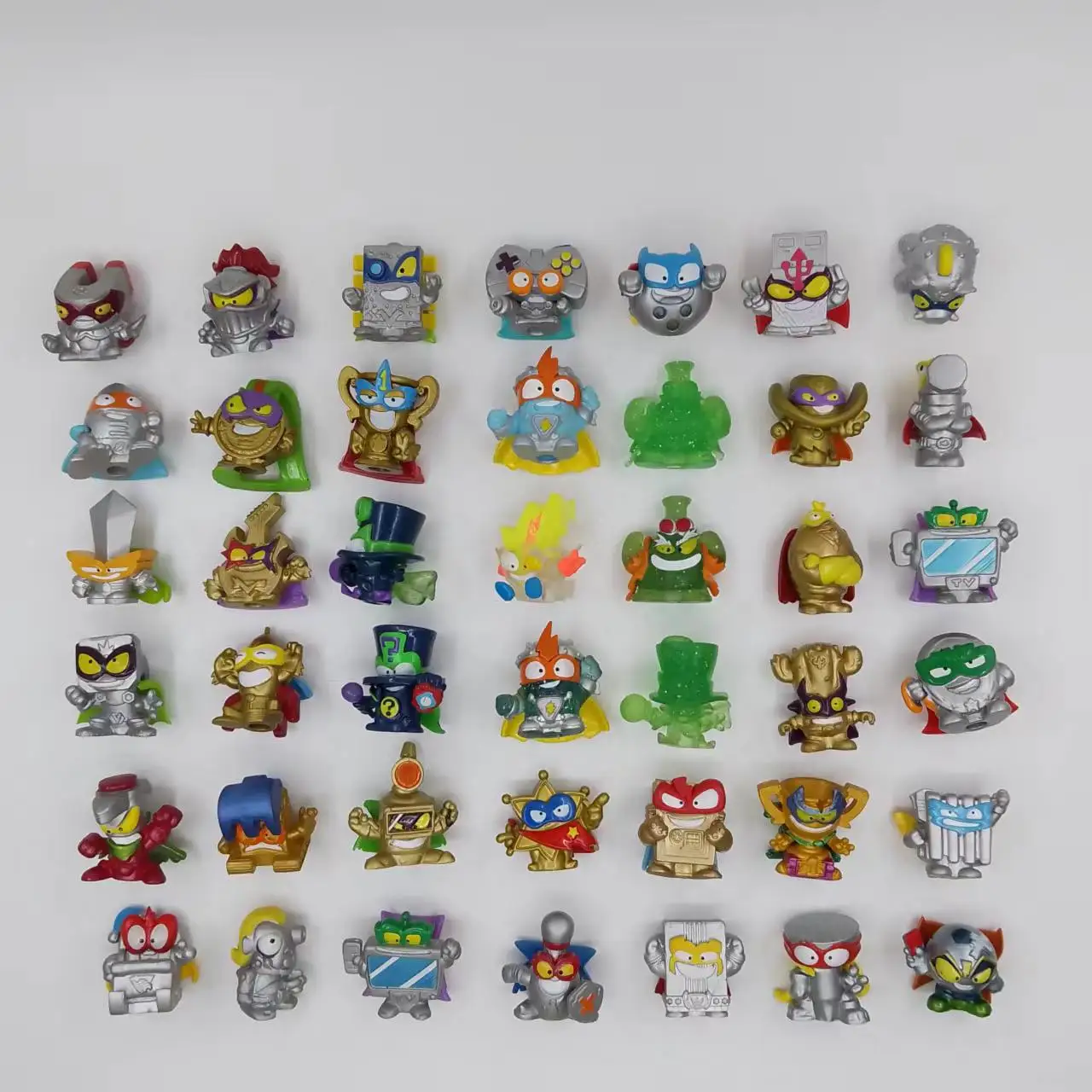 5/10Pcs Superzings Superthings Super Zings Ultra Rare Gold Silver Kid Kazoom Puzzle Air Neon Blast No Repeat Action Figures Toy