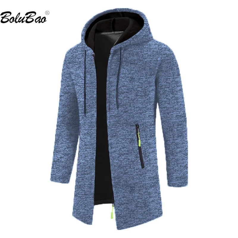 

FGKKS 2023 Outdoor Casual Sweater For Men Solid Color Hooded Warm Coat High Quality Design Hot Fashion Sweater For Men
