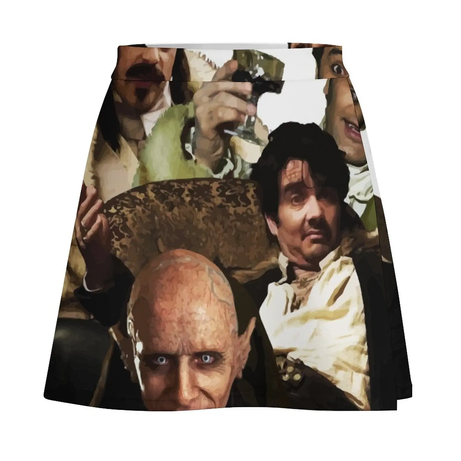 THE FLAT-GANG - Vampires Mini Skirt korean women's clothes Skort for women women's skirts trend 2024 luxury clothes women