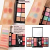 Portable Multi-Use Make Up Set, Glitter Mini Holiday Gift Creamy Facial Travel Makeup Kits with Blush & Eyeshadow & Lip Gloss 5