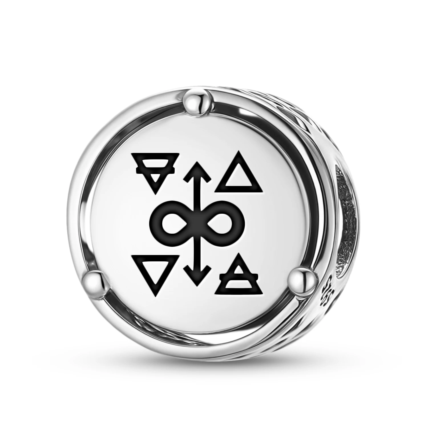 Tarot der Zauberer, 925er-Sterlingsilber, Symbol-Charm, passend für Original-Armbänder, DIY-Schmuck, Accessoires, Familienperle