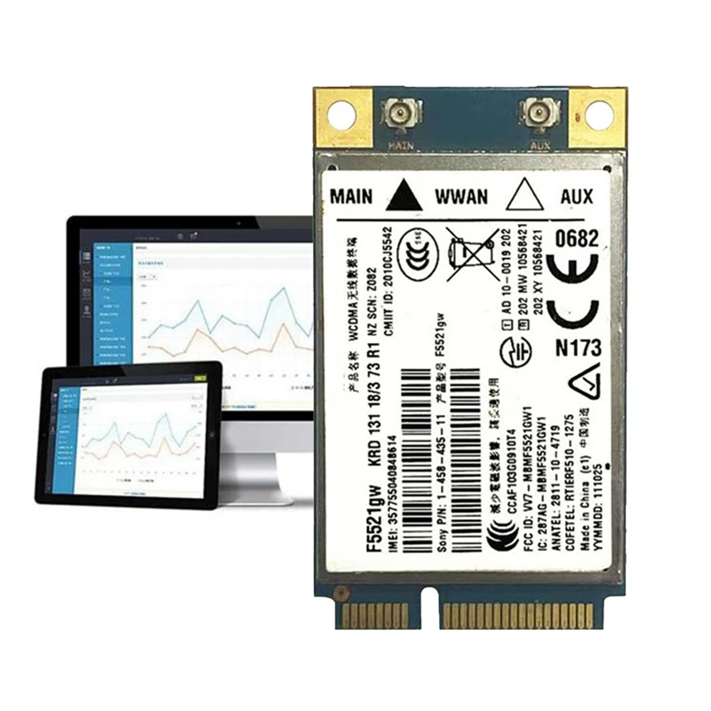 범용 WWAN 카드, Gobi3000 HSPA EDGE, 21Mbps, 3G 카드, WWAN WANL WCDMA, F5521GW