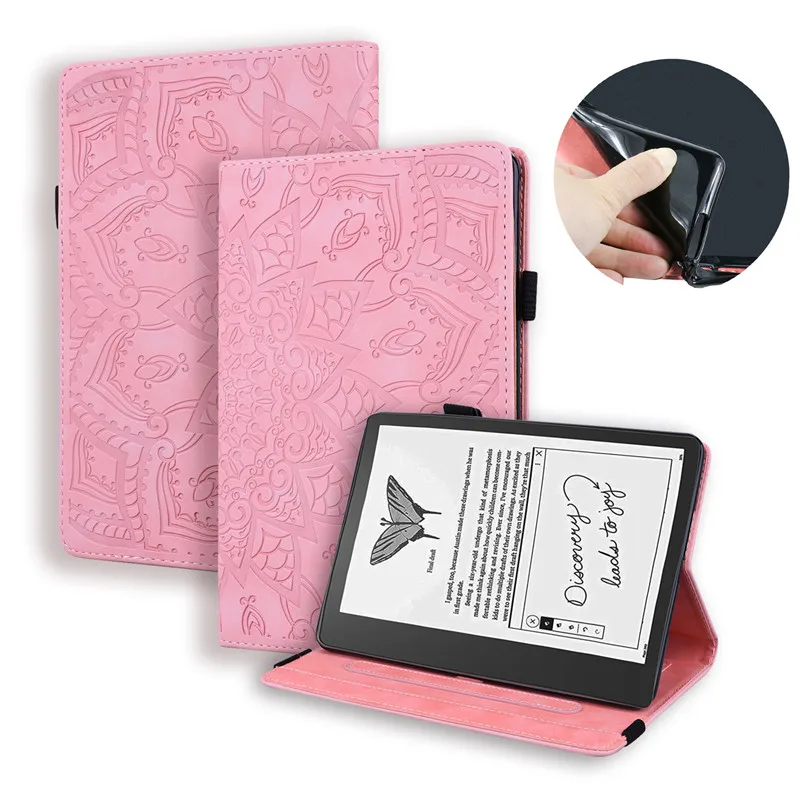 Scribe, 3D Emboss Flower Case, Funda Case, 10,2 pol