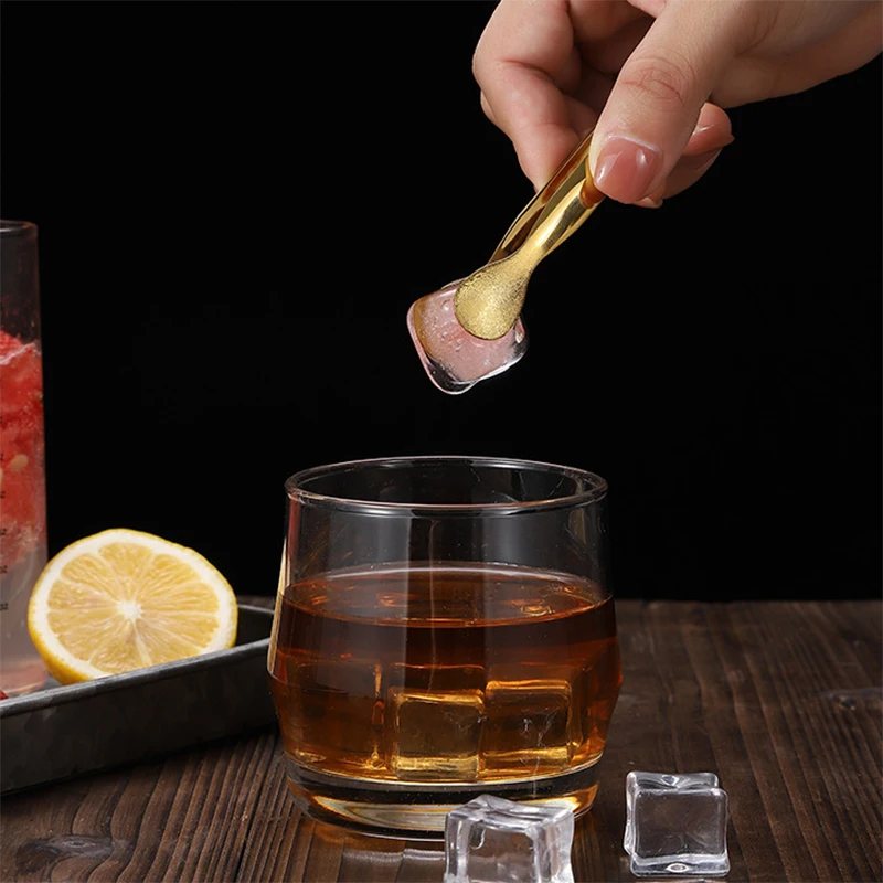 

1pcs Golden Stainless Steel Clip Ice Tong Bread Food BBQ Clip Barbecue Clip Cube Sugar Ice Tongs Tool Bar Kitchen Utensils