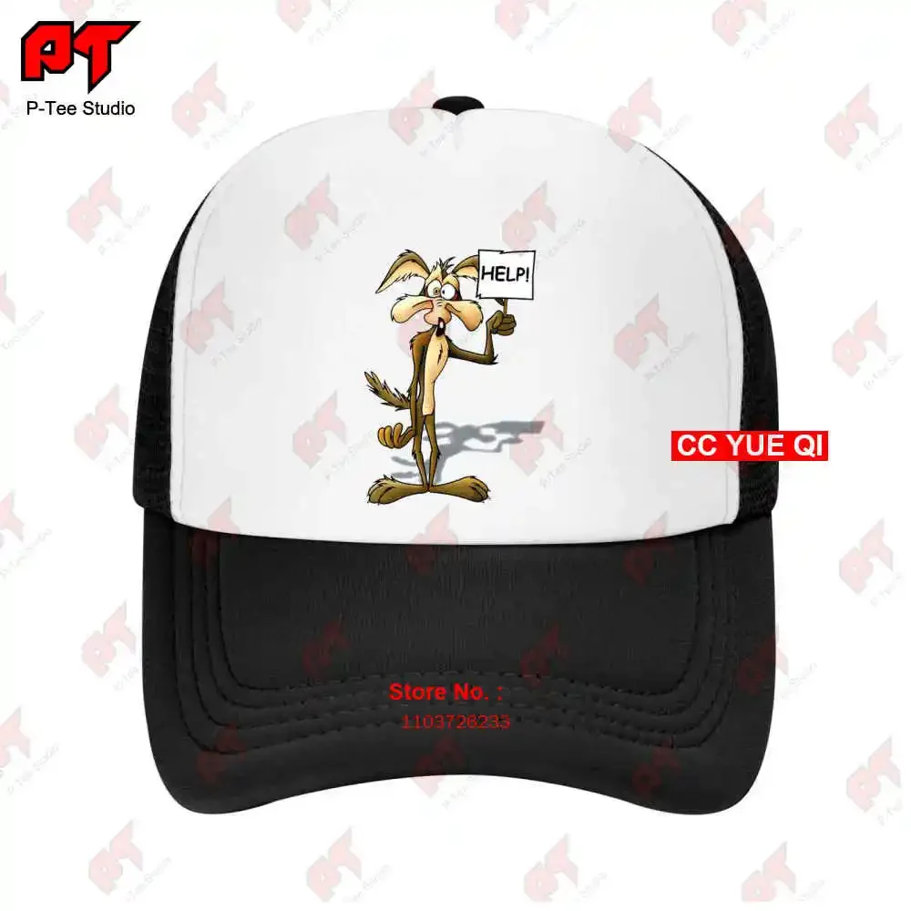 Willy Coyote Road Runner Cartone Cult-Help Baseball Caps Truck Cap WRQH