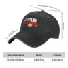 Classic Star player B-Brawls Baseball Caps Unisex Distressed Denim Sun Cap  Outdoor Activities  Adjustable Caps Hat 4