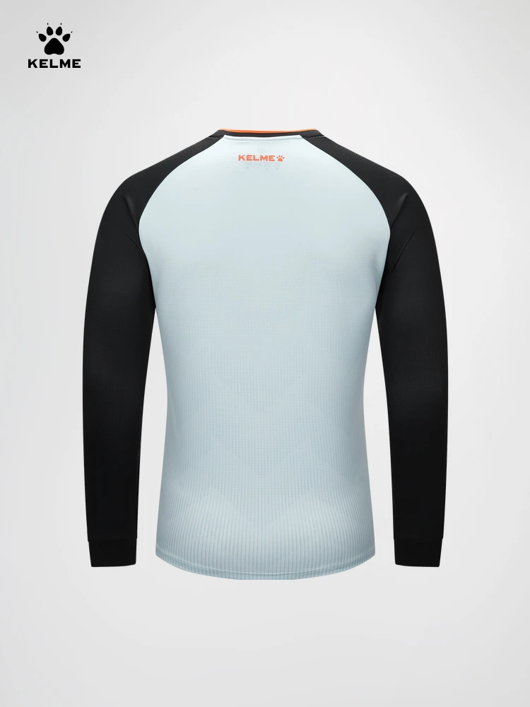 Kelme Referee Clothes Football Equipment Autumn/winter Professional Events Long Sleeve Referee Top T-shirt